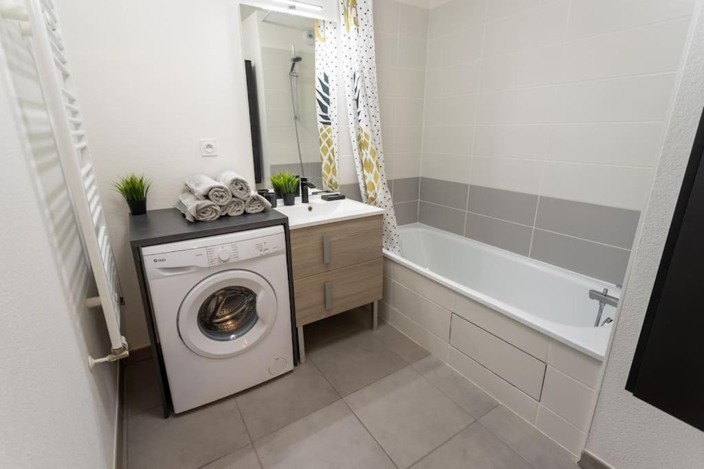 Appartement T3-2 Min Metro-24 24H à Toulouse Extérieur photo